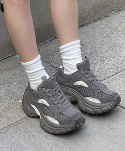 Vipoa(ヴィポア)の「mesh high-tech sneakers(スニーカー・レディース・ブラウン/グレー/ブラック・SMALL/MEDIUM/LARGE)」の5枚目の写真