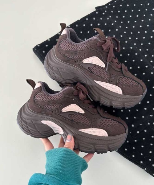 Vipoa(ヴィポア)の「mesh high-tech sneakers(スニーカー・レディース・ブラウン/グレー/ブラック・SMALL/MEDIUM/LARGE)」の7枚目の写真