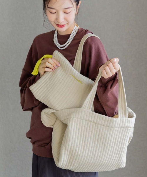 Moredde 軽くて大容量 手ざわりが心地いいキルティングマザーズ