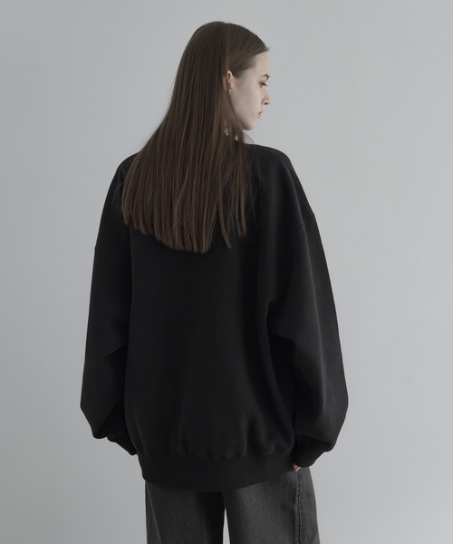 remer(リメール)の「loose basic oversize sweat / ルーズベーシックオーバーサイズスウェット(スウェット・メンズ・マスタード/グレー/ブルー/ブラック・X-SMALL/SMALL/MEDIUM/LARGE)」の10枚目の写真