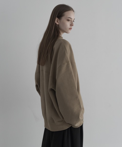 remer(リメール)の「loose basic oversize sweat / ルーズベーシックオーバーサイズスウェット(スウェット・メンズ・マスタード/グレー/ブルー/ブラック・X-SMALL/SMALL/MEDIUM/LARGE)」の21枚目の写真