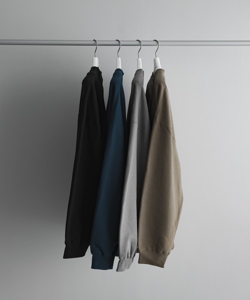 remer(リメール)の「loose basic oversize sweat / ルーズベーシックオーバーサイズスウェット(スウェット・メンズ・マスタード/グレー/ブルー/ブラック・X-SMALL/SMALL/MEDIUM/LARGE)」の5枚目の写真