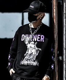 Judgment Sweat Shirt (ブラック×パープル