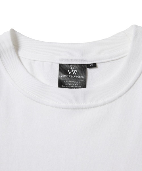 VIRGOwearworks（ヴァルゴウェアワークス）の「N-logo S/S（Tシャツ/カットソー・メンズ・ホワイト×ブラック/ブラック×ホワイト/ホワイト系その他/ブラック系その他・2/4/3/5）」の19枚目の写真