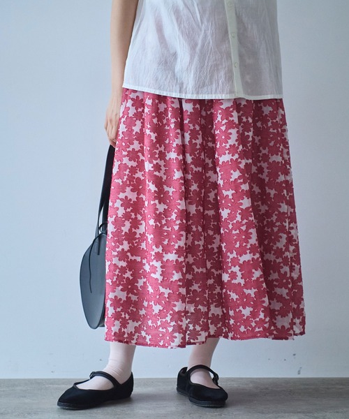 bulle de savon（ビュルデサボン）の「gingham×hana opal スカート
