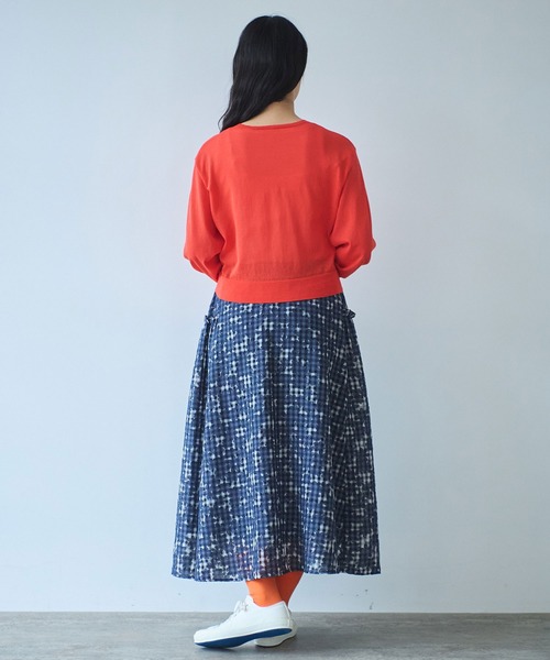 bulle de savon（ビュルデサボン）の「gingham×hana opal スカート