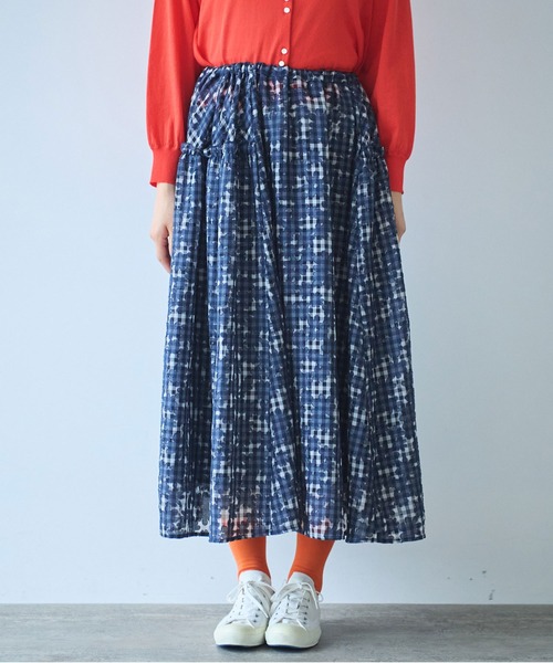 セール】gingham×hana opal スカート（スカート）｜bulle de