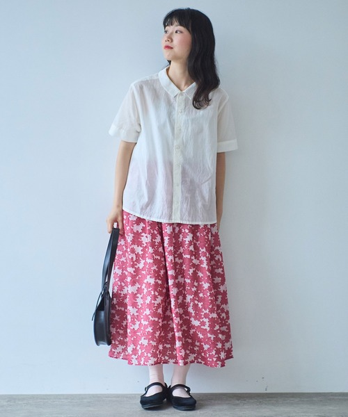 bulle de savon（ビュルデサボン）の「gingham×hana opal スカート