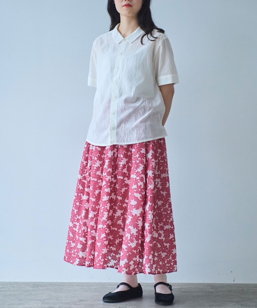 bulle de savon（ビュルデサボン）の「gingham×hana opal スカート