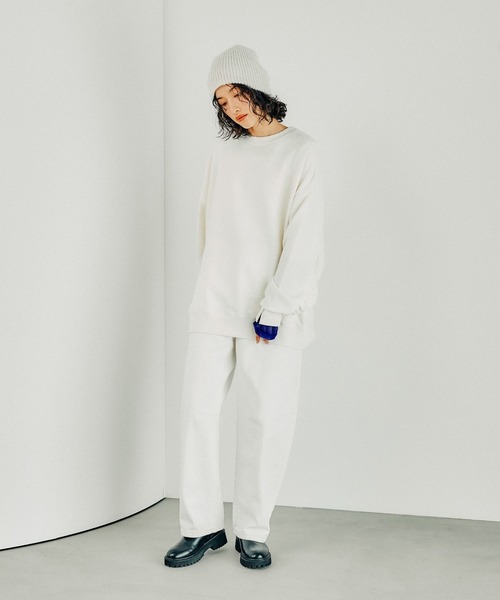 LEPSIM(レプシィム)の「畦編みラメニットビーニー 247806(ニットキャップ/ビーニー・レディース・グレー/アイボリー/ブラック・ONE SIZE)」の12枚目の写真