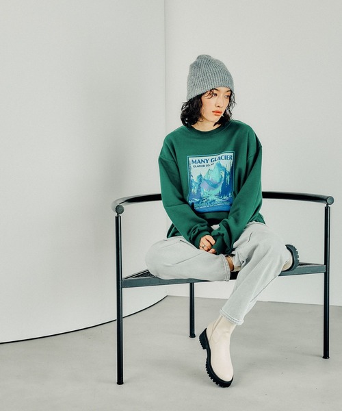 LEPSIM(レプシィム)の「畦編みラメニットビーニー 247806(ニットキャップ/ビーニー・レディース・グレー/アイボリー/ブラック・ONE SIZE)」の20枚目の写真