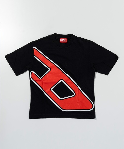 DIESEL KIDS(ディーゼルキッズ)の「DIESEL(ディーゼル)Kids & Junior ブランドロゴ半袖Tシャツカットソー(Tシャツ/カットソー・キッズ・ブラック/ホワイト/グレー・4Y/6Y/8Y/10Y/12Y/14Y/16Y)」の2枚目の写真
