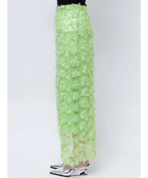 OUNNOUN(オウンノウン)の「【OUNNOUN】モチーフレースチュールタイトスカート(スカート・レディース・ミント/ホワイト/ブラック・MEDIUM/SMALL)」の13枚目の写真