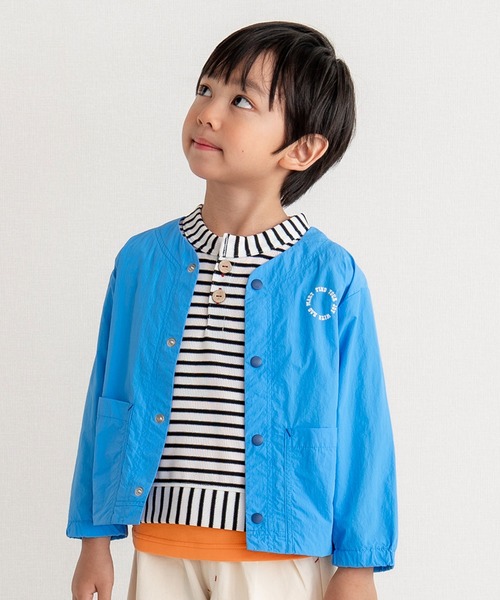 RAGMART（ラグマート）の「ナイロンジャケット（ナイロンジャケット・キッズ・キャメル/ブルー・110cm/120cm/130cm/100cm）」の2枚目の写真