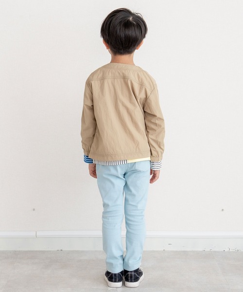 RAGMART（ラグマート）の「ナイロンジャケット（ナイロンジャケット・キッズ・キャメル/ブルー・110cm/120cm/130cm/100cm）」の4枚目の写真