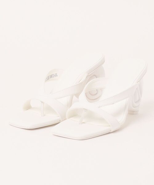 Desigual（デシグアル）の「HEARTWHITE サンダルヒール（サンダル・レディース・ホワイト・39/38/37/36/40）」の4枚目の写真