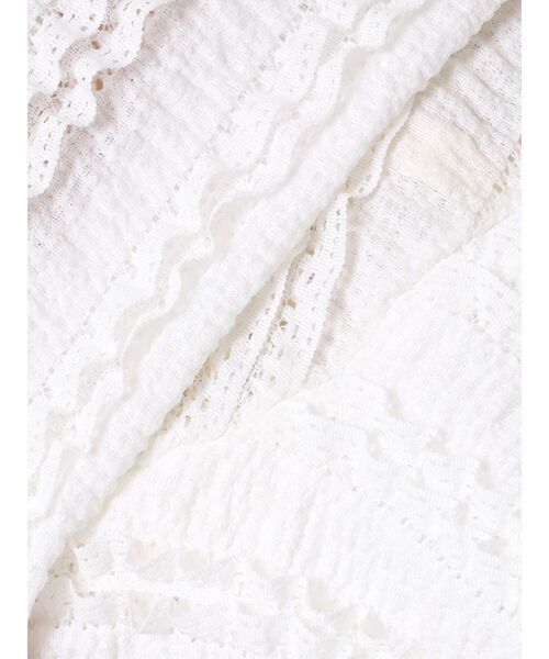 CALNAMUR(カルナムール)の「ROSE ASYMMETRIC HEM LONG OP/ローズアシンメトリーヘムロングワンピース(ワンピース・レディース・ブラック/ライトブルー/ホワイト・FREE)」の20枚目の写真