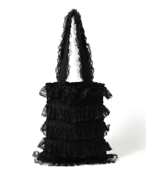 CAROLINA GLASER（カロリナ グレイサー）の「【COLLABORATION】Aya / レース トートBAG（トートバッグ・レディース・ホワイト系その他5/ピンク/ブラック・ONE SIZE）」の5枚目の写真