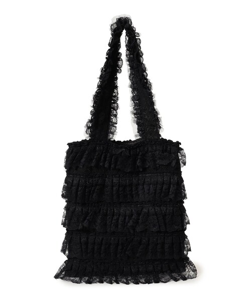 CAROLINA GLASER（カロリナ グレイサー）の「【COLLABORATION】Aya / レース トートBAG（トートバッグ・レディース・ホワイト系その他5/ピンク/ブラック・ONE SIZE）」の6枚目の写真