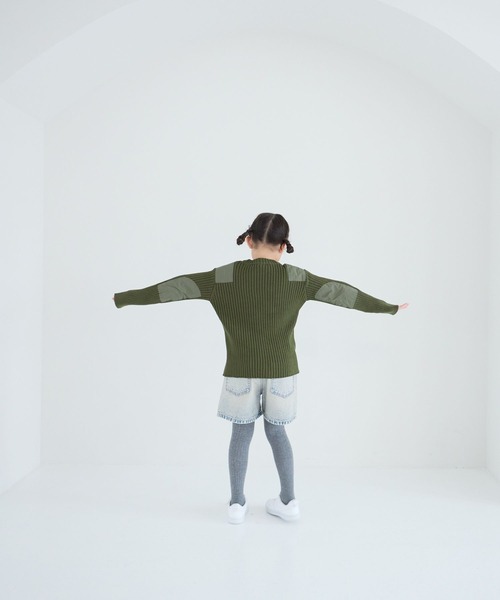 LOWRYS FARM（ローリーズファーム）の「デニムショートパンツ　259088（デニムパンツ・キッズ・ライトブルー/ブルー/ブラック・110cm/120cm/130cm/140cm/150cm）」の11枚目の写真