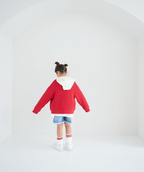 LOWRYS FARM（ローリーズファーム）の「デニムショートパンツ　259088（デニムパンツ・キッズ・ライトブルー/ブルー/ブラック・110cm/120cm/130cm/140cm/150cm）」の18枚目の写真