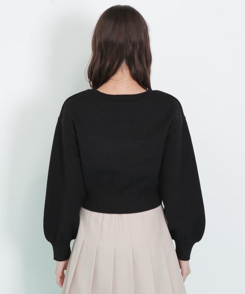 JILL by JILL STUART（ジルバイジルスチュアート）の「◇バリエ―ションジャガードロゴニット（ニット/セーター・レディース・ブルー/ホワイト系その他2/グレー/ブラック・FREE）」の11枚目の写真