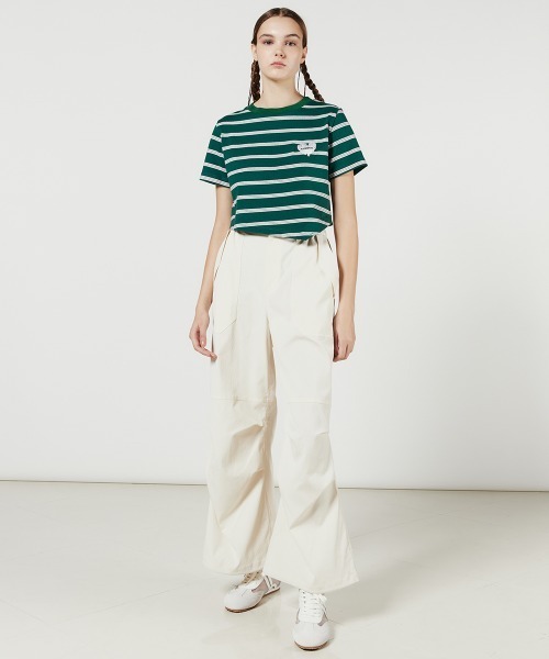 DOUBLE STANDARD CLOTHING(ダブルスタンダードクロージング)の「コーデュロイライクパラシュートパンツ(その他パンツ・レディース・オフホワイト/ブラック・36/38)」の13枚目の写真