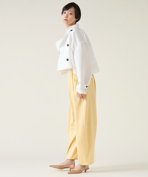 martinique（マルティニーク）の「ショートトレンチ（トレンチコート・レディース・ベージュ/ホワイト・FREE）」の11枚目の写真