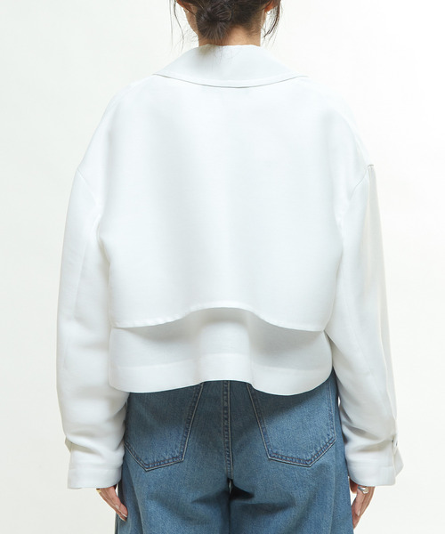 martinique（マルティニーク）の「ショートトレンチ（トレンチコート・レディース・ベージュ/ホワイト・FREE）」の15枚目の写真