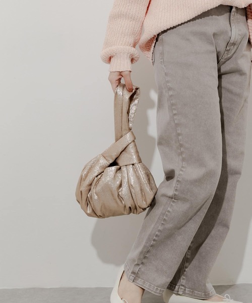 SMELLY（スメリー）の「メタリックサークルバッグ（ハンドバッグ・レディース・ゴールド/シルバー・-）」の4枚目の写真