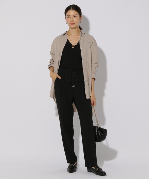 Elura（エルーラ）の「アイロンいらずレギュラーシャツ/253568（シャツ/ブラウス・レディース・ライトイエロー/ブラック系その他/ブルー/ライトブルー/ライトピンク/オレンジ/ベージュ/ネイビー・MEDIUM/SMALL/LARGE）」の20枚目の写真