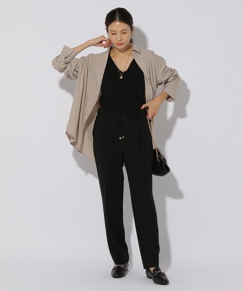 Elura（エルーラ）の「アイロンいらずレギュラーシャツ/253568（シャツ/ブラウス・レディース・ライトイエロー/ブラック系その他/ブルー/ライトブルー/ライトピンク/オレンジ/ベージュ/ネイビー・MEDIUM/SMALL/LARGE）」の21枚目の写真