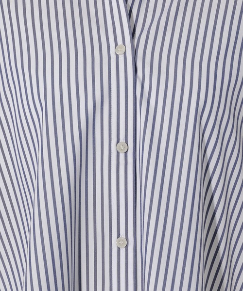 Elura（エルーラ）の「アイロンいらずレギュラーシャツ/253568（シャツ/ブラウス・レディース・ライトイエロー/ブラック系その他/ブルー/ライトブルー/ライトピンク/オレンジ/ベージュ/ネイビー・MEDIUM/SMALL/LARGE）」の9枚目の写真