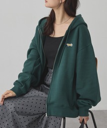 PENNEYS（ぺニーズ）の「PENNEYS ペニーズ 別注 THE FOX ロゴ ワンポイントワッペン刺繍オーバーサイズジップパーカー（パーカー）」