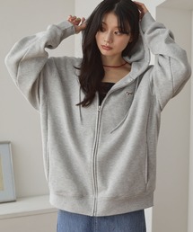 J.S.B. グレー フーディ ジッパー付き パーカー（グレー/灰色系・ジップアップ）ファッション通販 - ZOZOTOWN