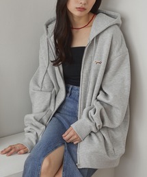 PENNEYS（ぺニーズ）の「PENNEYS ペニーズ 別注 THE FOX ロゴ ワンポイントワッペン刺繍オーバーサイズジップパーカー（パーカー）」