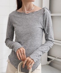 Bab | リボンメロートップス(Tシャツ/カットソー)