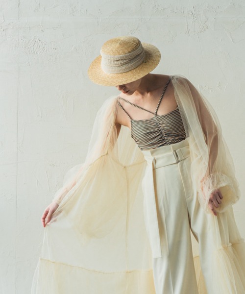 ORIENT（オリエント）の「PAJI【ﾊﾟｼﾞ】麦わらキャノチェハット（ハット・レディース・ブラック/ベージュ/パープル・FREE）」の18枚目の写真