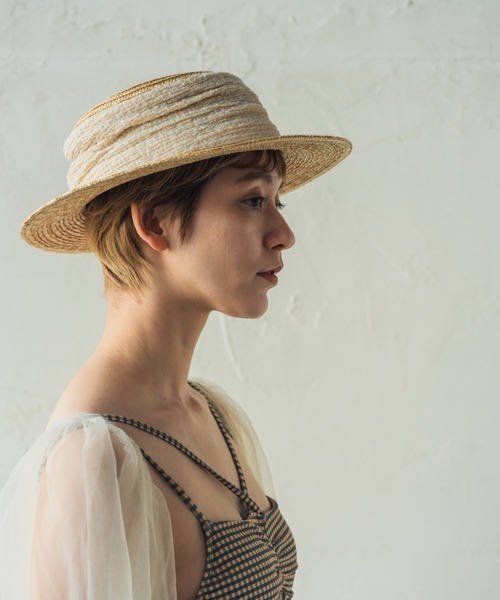 ORIENT（オリエント）の「PAJI【ﾊﾟｼﾞ】麦わらキャノチェハット（ハット・レディース・ブラック/ベージュ/パープル・FREE）」の19枚目の写真