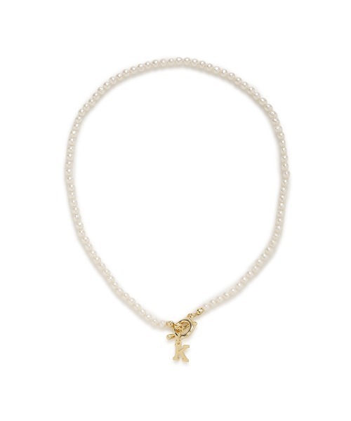 FRAY I.D(フレイアイディー)の「イニシャルパールネックレス(ネックレス・レディース・A/K/M/R/Y・FREE)」の3枚目の写真