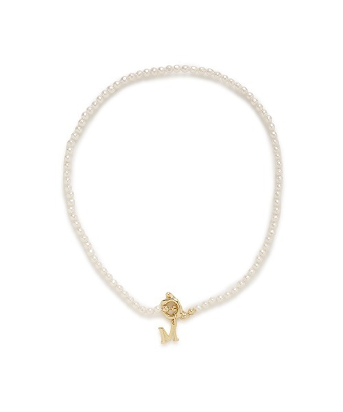 FRAY I.D(フレイアイディー)の「イニシャルパールネックレス(ネックレス・レディース・A/K/M/R/Y・FREE)」の1枚目の写真