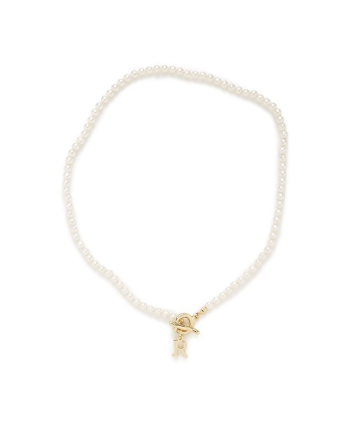 FRAY I.D(フレイアイディー)の「イニシャルパールネックレス(ネックレス・レディース・A/K/M/R/Y・FREE)」の4枚目の写真