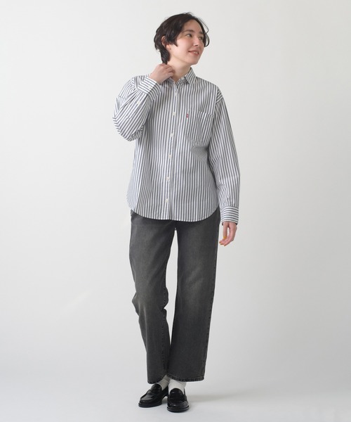 Levi's(リーバイス)の「Levi's/リーバイス レギュラーシャツ(シャツ/ブラウス・レディース・ブルー・M/S/XS)」の5枚目の写真