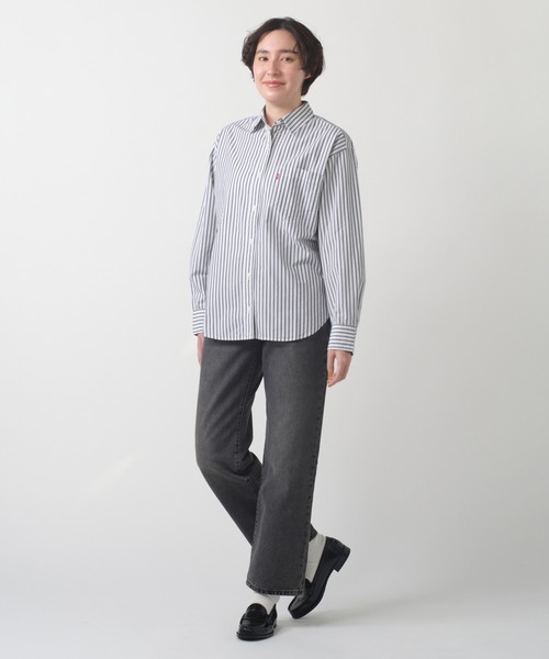 Levi's(リーバイス)の「Levi's/リーバイス レギュラーシャツ(シャツ/ブラウス・レディース・ブルー・M/S/XS)」の6枚目の写真