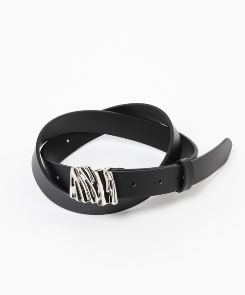 HARE（ハレ）の「WAVEプレートベルト(HARE)（ベルト・メンズ・ブラック・FREE）」の2枚目の写真