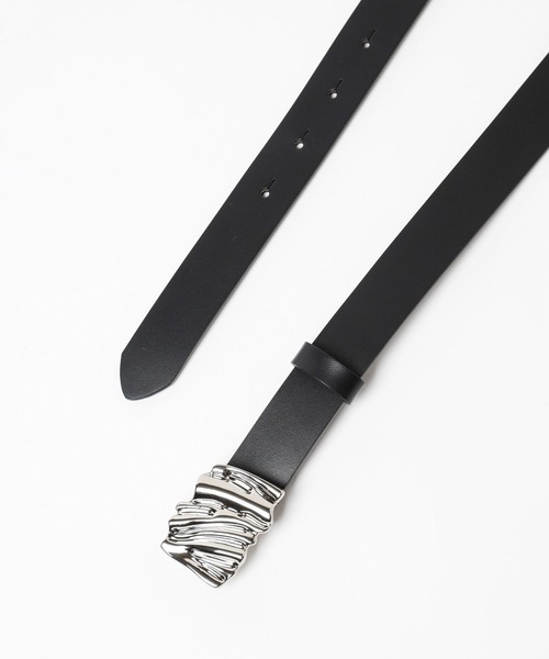 HARE（ハレ）の「WAVEプレートベルト(HARE)（ベルト・メンズ・ブラック・FREE）」の5枚目の写真