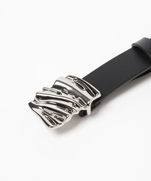 HARE（ハレ）の「WAVEプレートベルト(HARE)（ベルト・メンズ・ブラック・FREE）」の6枚目の写真