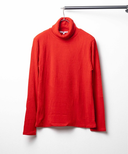 ARCHIVER(アーカイバ)の「【W】【it】【Growth by Grail】ハイネックハリ抜きテレコL/S(Tシャツ/カットソー・メンズ・レッド/ネイビー/グレー・MEDIUM/LARGE)」の3枚目の写真
