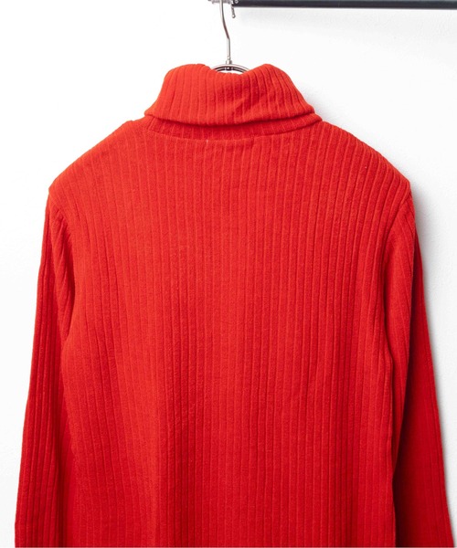 ARCHIVER(アーカイバ)の「【W】【it】【Growth by Grail】ハイネックハリ抜きテレコL/S(Tシャツ/カットソー・メンズ・レッド/ネイビー/グレー・MEDIUM/LARGE)」の4枚目の写真