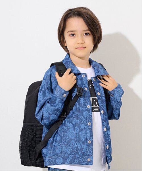 XLARGE KIDS（エクストララージキッズ）の「OGゴリラスクエアバックパック（バックパック/リュック・キッズ・ブラック/グレー・F）」の4枚目の写真